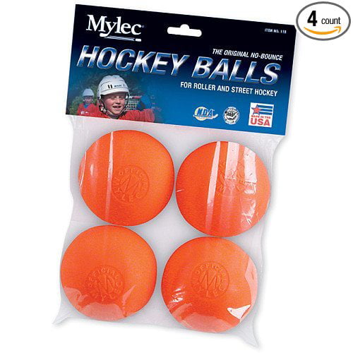 A & R Street Hockey Ball Hard Orange Low Bounce Roller Hockey Ball
